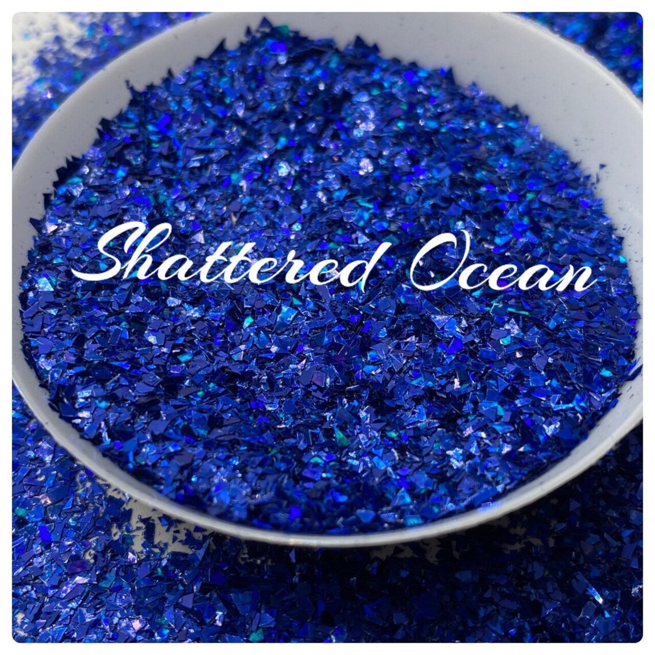 Shattered Ocean: Irregular Holo Flake 1oz by TwoFaced Glitters